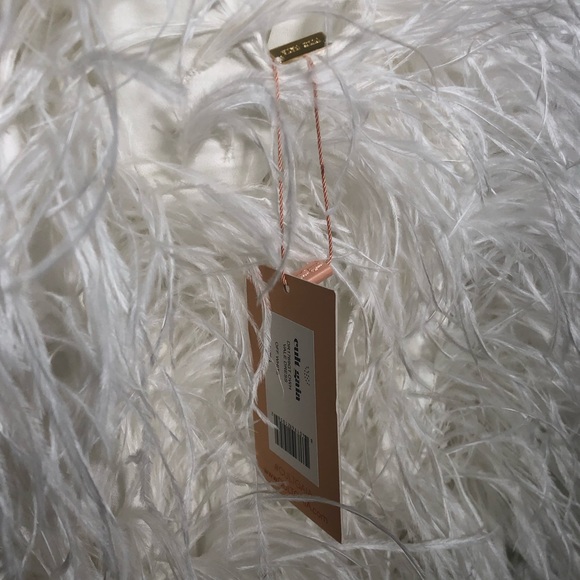 Cult Gaia Valé Ostrich Feather Halter Mini Dress - Picture 13 of 17